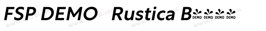 FSP DEMO   Rustica B字体转换